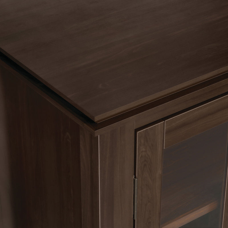 Artisan - Tall TV Media Stand - Natural Aged Brown