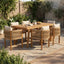 Outdoor Dining Set With Table And Rope Chairs