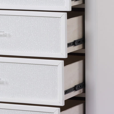 Opium - 5 Drawer Chest - White