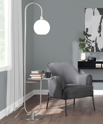 Trombone - Contemporary / Glam Floor Lamp