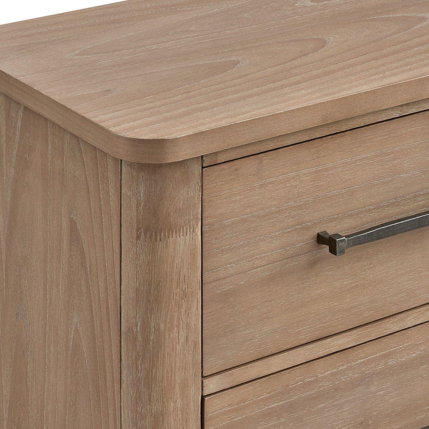 Anika - 2 Drawer Nightstand - Natural / Brown