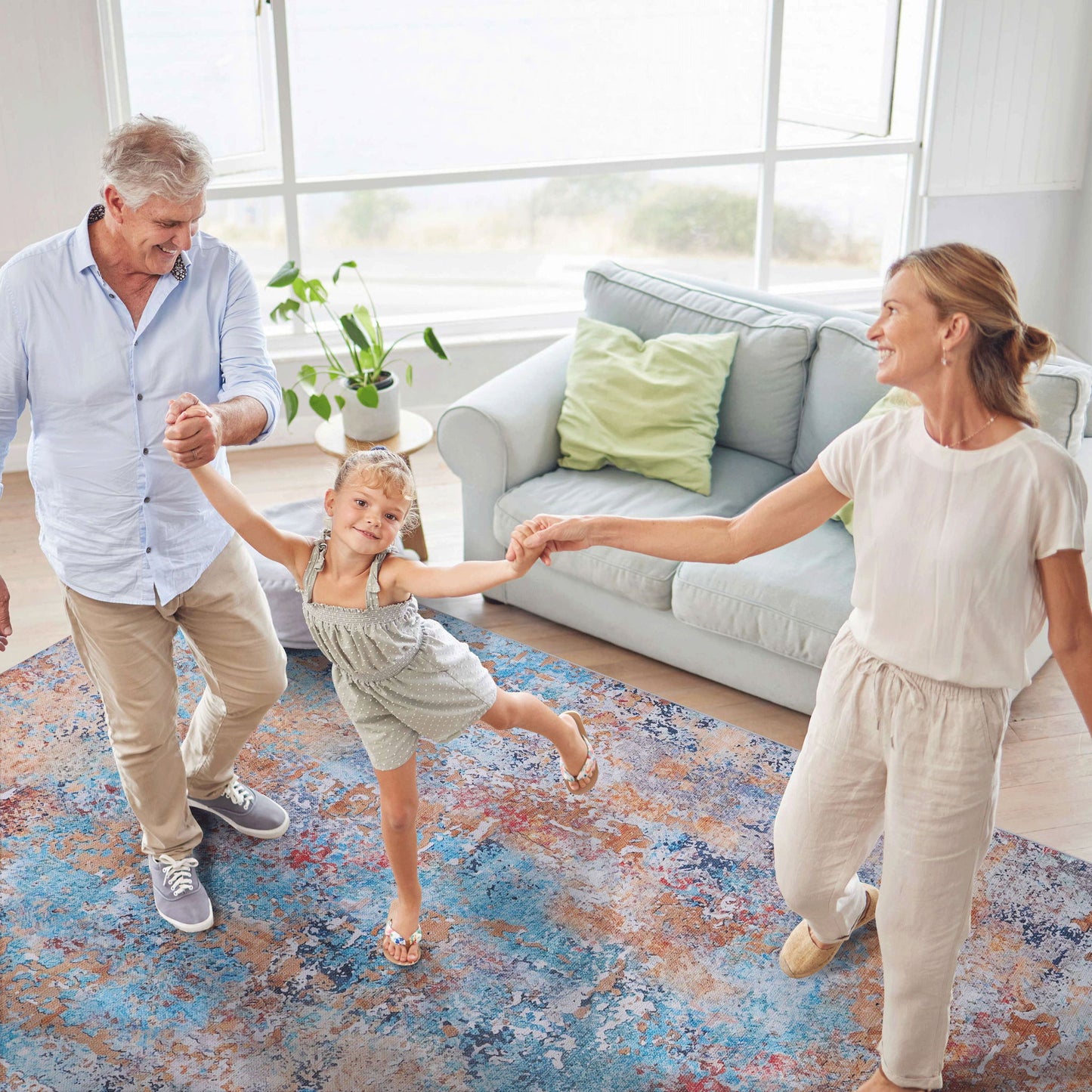 Maval - 8' X 10' Area Rug Washable - Multi