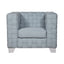 Saree - Chenille Chair - Light Blue