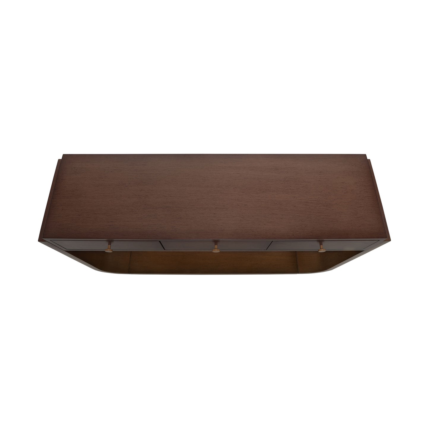 Console Table With 3 Drawers, Display Shelf