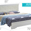Chic Elegantly Designed Transitional Bed