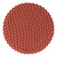 Wynne - Round Knitted Outdoor / Indoor Pouf - Orange