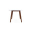Dining Table - Brown / White
