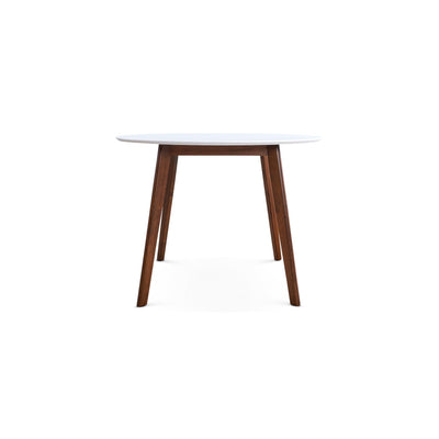 Dining Table - Brown / White
