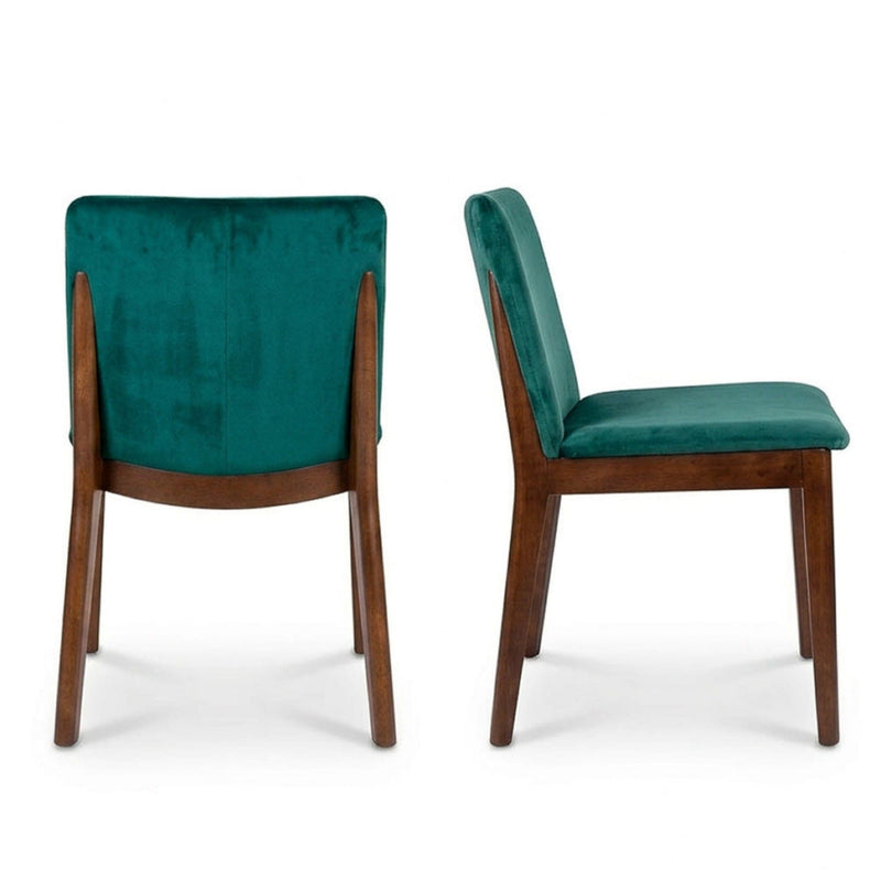 Laura - Mid-Century Modern Solid Wood Dining Chair (Set of 2)