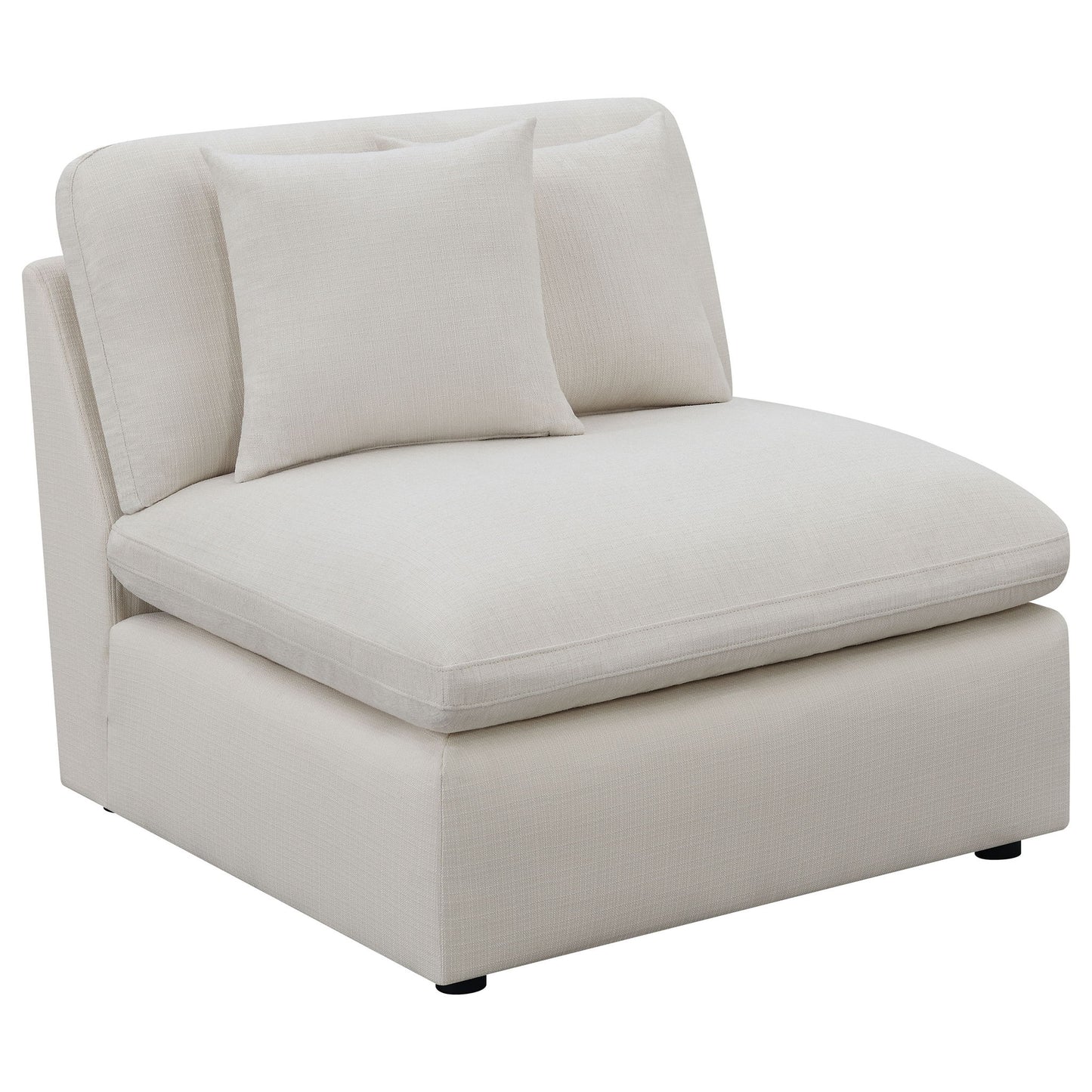Greeley - 6 Piece Upholstered Modular Sectional Sofa - Ivory