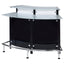 Keystone - Home Bar With Stemware & Wine Storage - Black