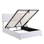 Elegant Upholstered Platform Bed With Hydraulic Storage System