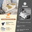 Upholstered Daybed With Metal Slatted Base