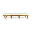 Ariana - Wood Chaise Lounge With Cushion