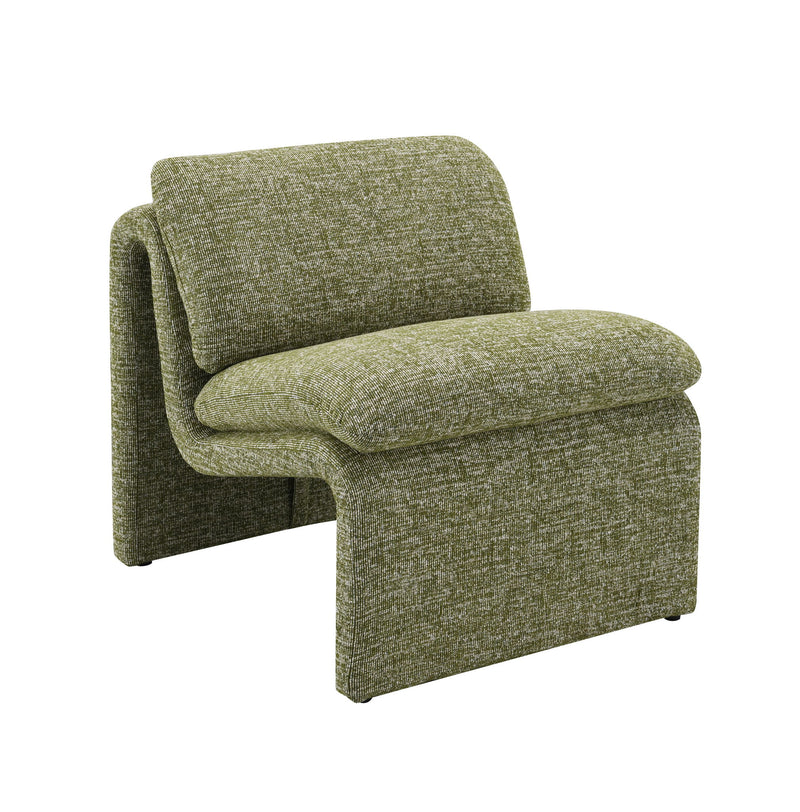 Jaeda - Innovative Elegance Accent Chair In Curved Shape