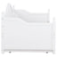 Twin Daybed With Trundle Storage Bed - White