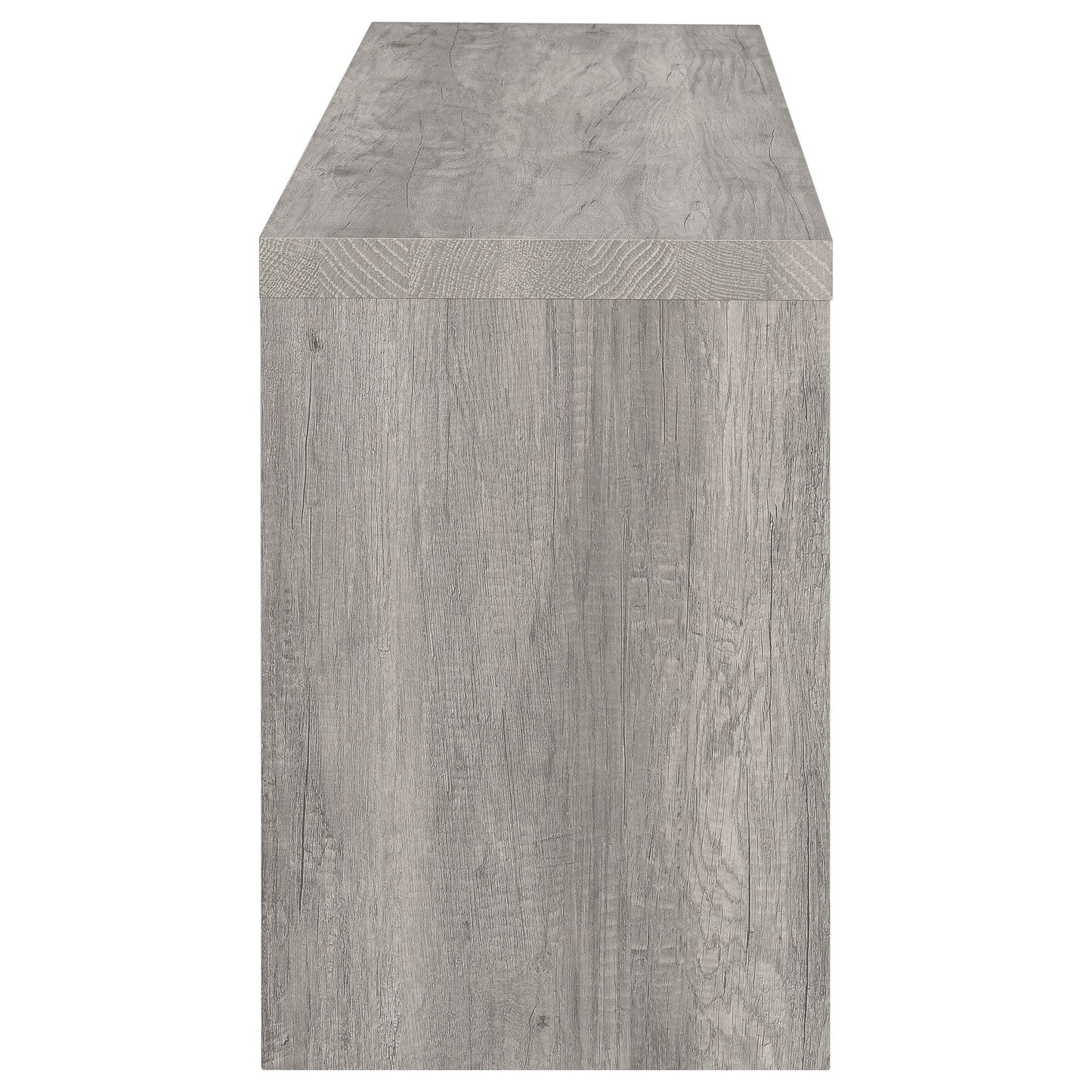 Bergeron - 2 Drawer TV Stand - Driftwood