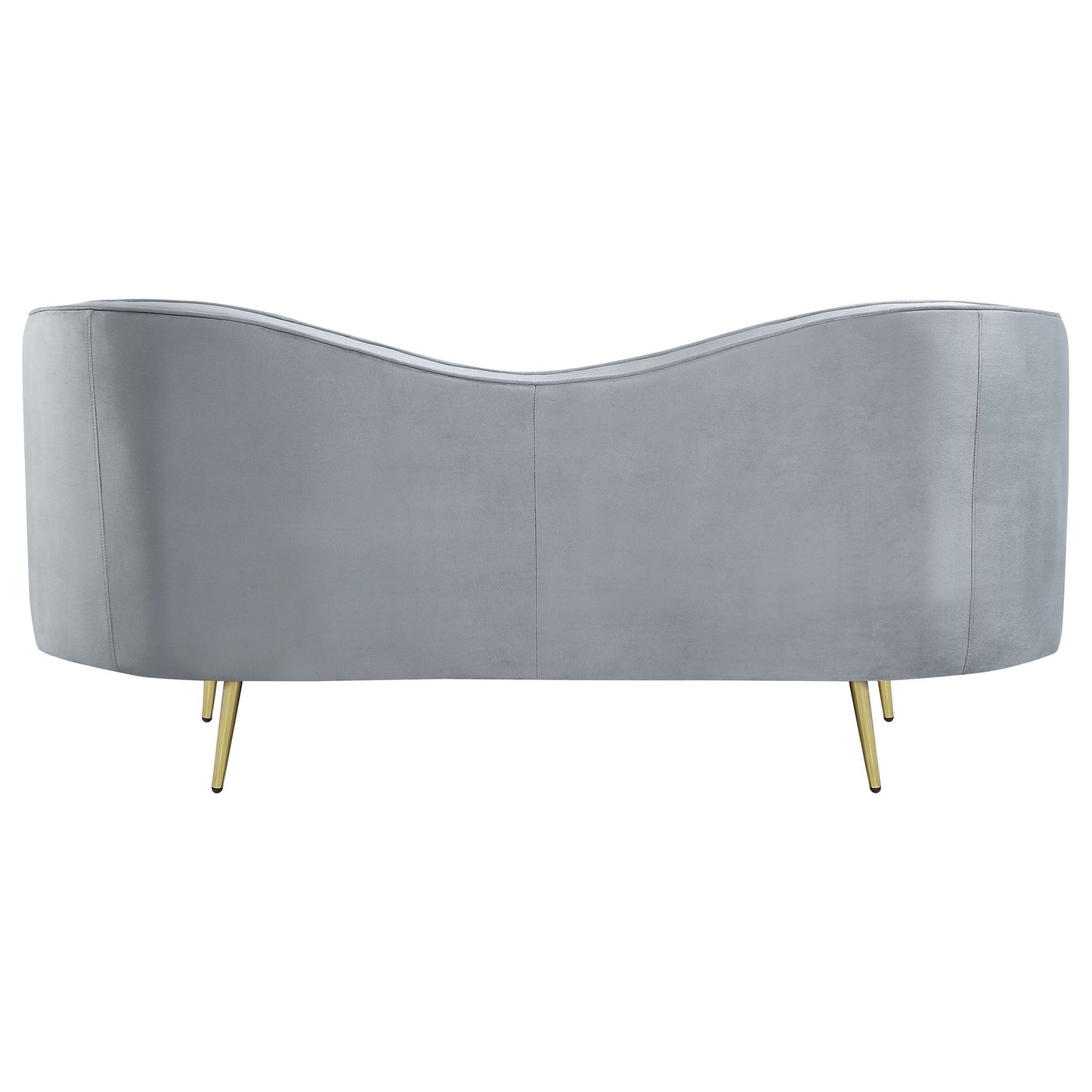 Sienna - 2 Piece Back Living Room Set, Sofa & Loveseat - Gray
