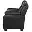 Eaton - Padded Sofa With Tufted Design - Black