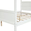 Canopy Platform Bed With Headboard And Footboard, Slat Support Leg