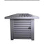 Outdoor Fire Pit Table With Lid Fuel Versatility