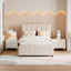 Upholstered Platform Bed With A Hydraulic Storage System