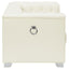 Earline - Upholstered Track Arm Accent Chair - White