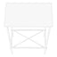 Accent Side Table, Narrow, Small, 2 Tier, Contemporary & Modern