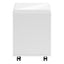 File Cabinet, Rolling Mobile, Storage Drawers, Printer Stand, Office, Work, Glossy Contemporary, Modern - White