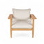 Terassi - Outdoor Lounge Chair (Set of 2) With Cushions - Beige / Light Teak