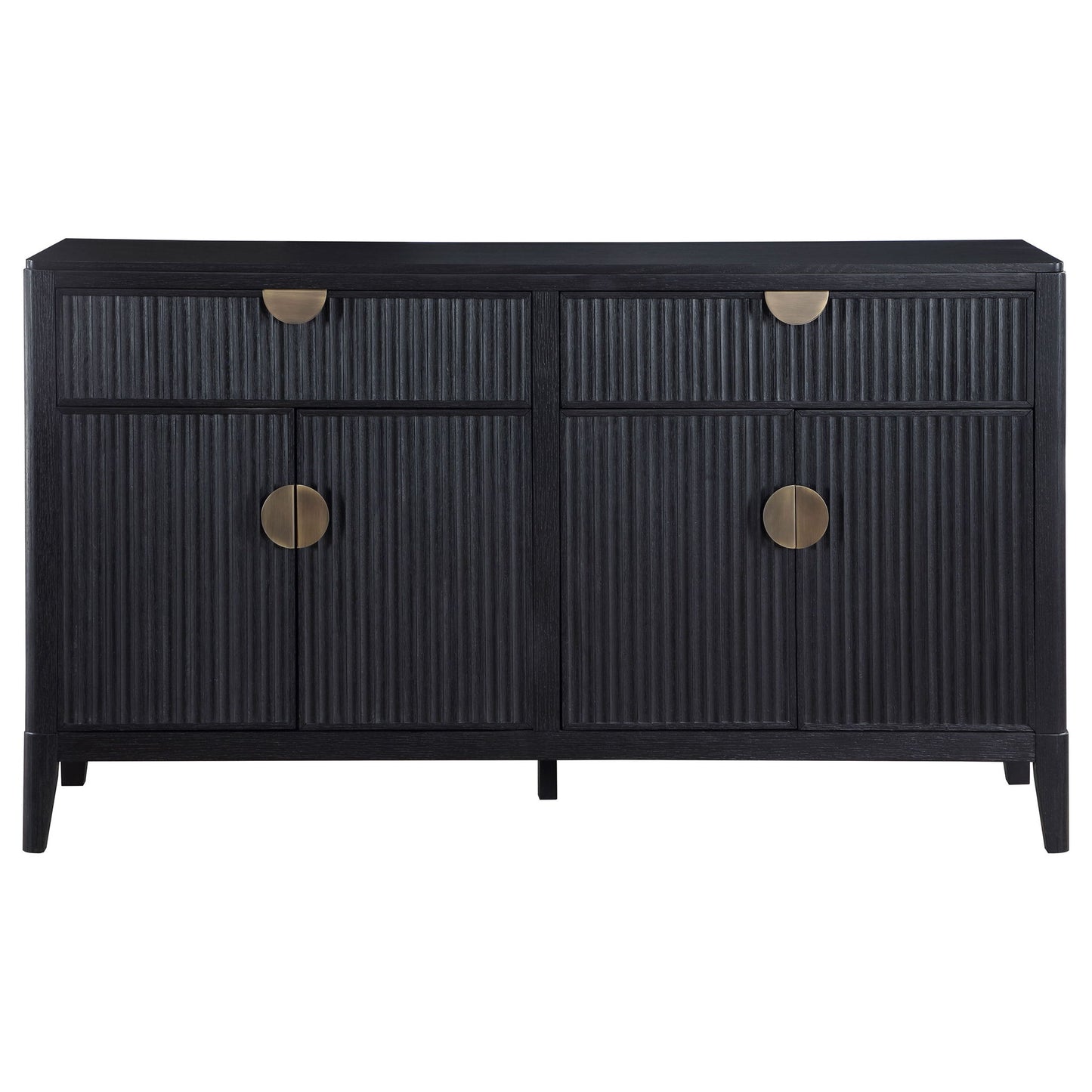 Mason - 2 Drawer Sideboard Storage Furniture - Black