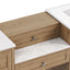 Double Sink Bathroom Vanity With Countertop, 2 Ceramic Sinks, 6 Drawers, Soft Close Design