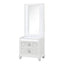 Abigale - Nightstand Top Mirror With LED Lighting (Only Mirror Top) - White