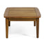 Outdoor Acacia Wood Loveseat Set With Coffee Table