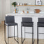 Fuji - Contemporary High Back Barstool Elegant Design