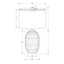 Table Lamp, Lighting, Transitional - Cream