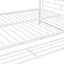 Metal Bunk Bed With Shelf And Guardrails