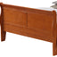 Louis Phillipe - Panel Sleigh Bed