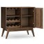 Clarkson - Wine Cabinet - Brown