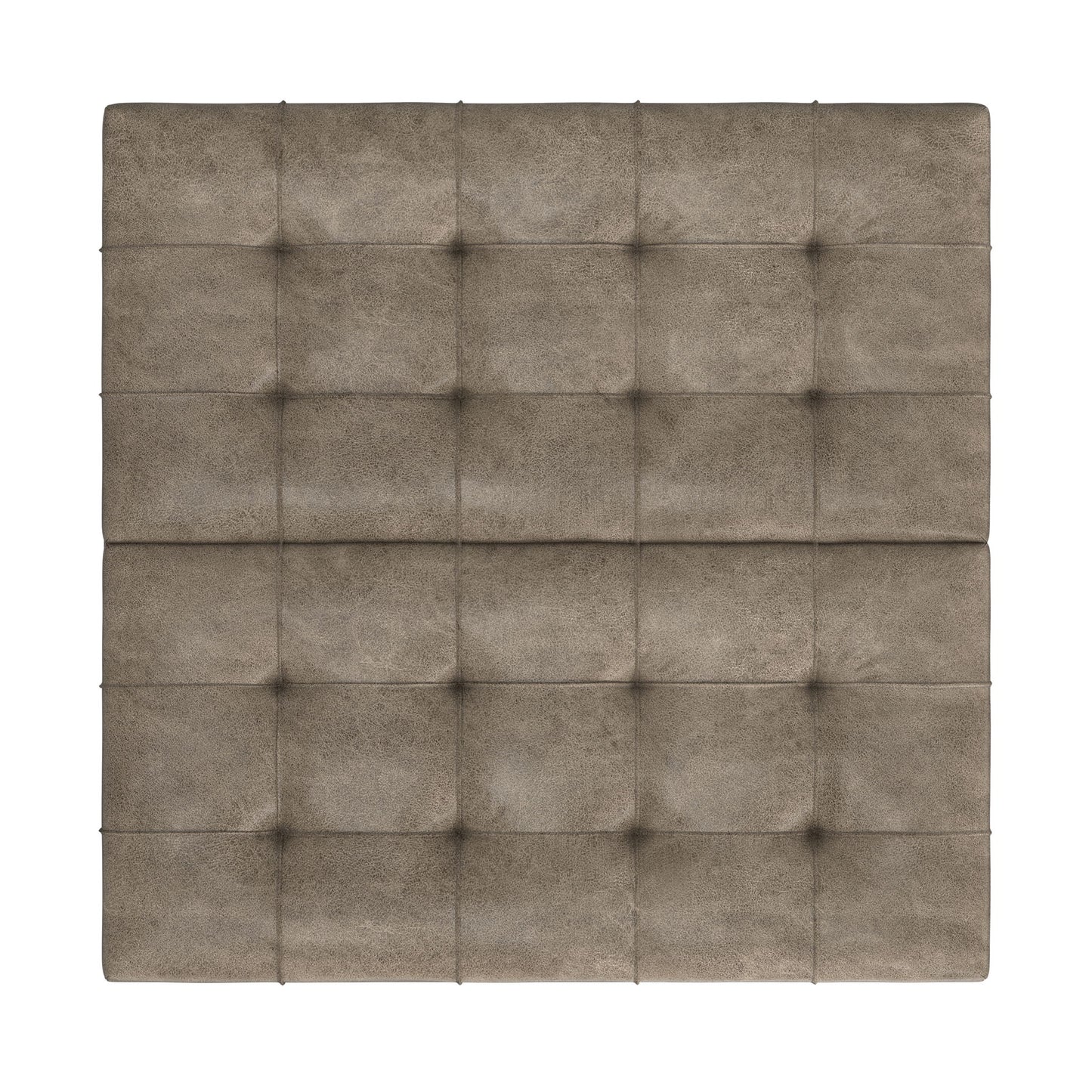 Harrison - Square Coffee Table Ottoman - Brown