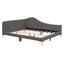 Upholstered Daybed With Headboard And Armrest, Support Legs