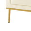 Elegant Curved Armrest Accent Armchair
