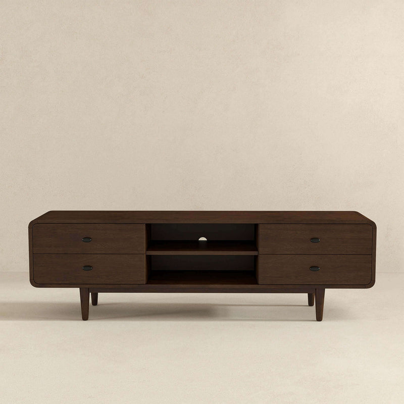 Alexa - TV Stand - Dark Brown / Wood