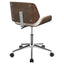Ecru Swivel Office Chair Adjustable Height - Beige