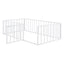 Metal Floor Bed Frame With Fence And Door