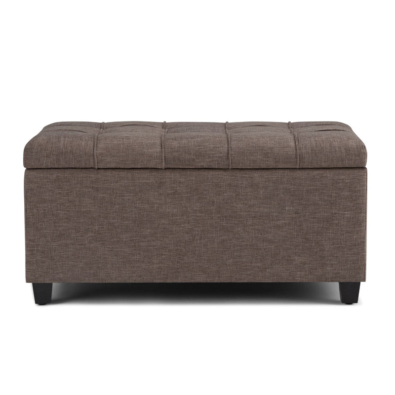 Sienna - Upholstered Storage Ottoman Bench
