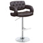 Adjustable Bar Stool With Upholstery