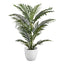 28" Tall, Artificial Plant, Palm Tree, Indoor, Faux, Fake, Floor, Greenery, Potted, Real Touch, Decorative - Green / White