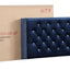 Upholstered Nailhead Trim Chic Bed