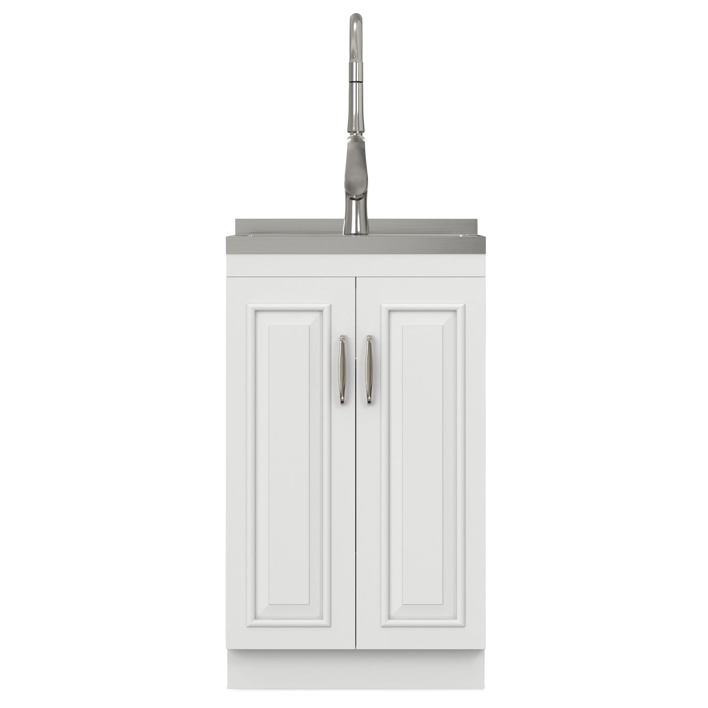 Darwin - Deluxe Laundry Cabinet With Pull-Out Faucet And Stainless Steel Sink